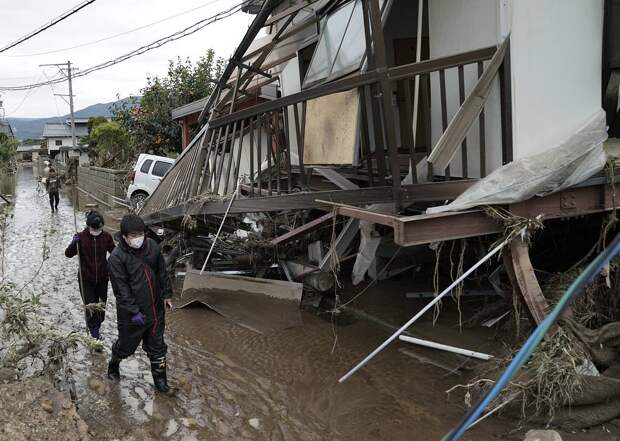 Последствия тайфуна Хагибис в Японии