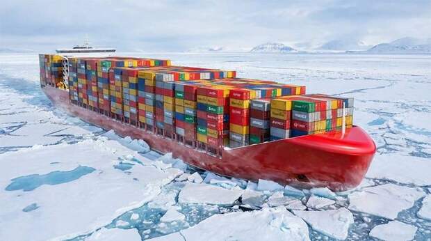 Спроектирован уникальный контейнеровоз ледового класса для Севморпути