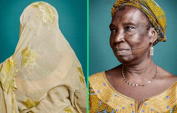 Фотосерия африканского племени, где шрамы на лице служили удостоверением личности