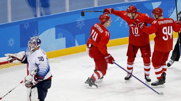 Российские хоккеисты разгромили США на ОИ-2018