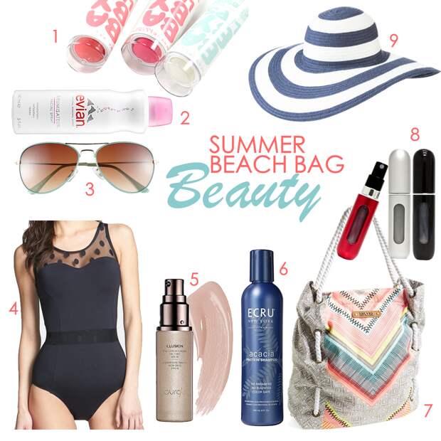Summer beach & pool must have beauty products Pack your beach tote with these essentials