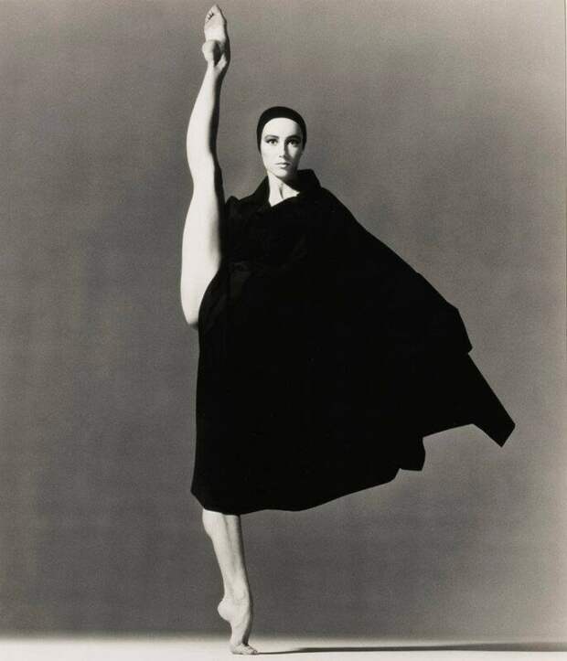 Французская балерина Сильви Гиллем, 1991 г. Фото: Ричард Аведон история, ретро, фото