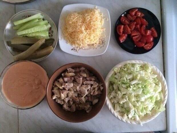 Домашняя шаурма (Homemade shawarma)