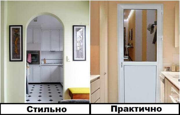 Без дверей все запахи с кухни будут попадать в другие комнаты Без дверей все запахи с кухни будут попадать в другие комнаты