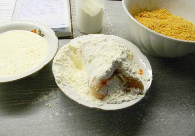 Куриные рулетики "А-ля кордон-блю" в духовке Кулинария, Рецепт, Филе, Приготовление, Длиннопост, Курица