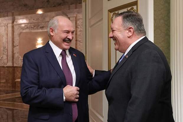 Александр Лукашенко и Майк Помпео. Фото: president.gov.by