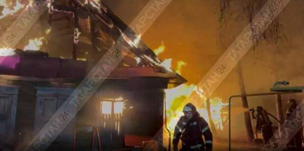 Казанда янгын аркасында дүрт балалы гаилә йортсыз калган