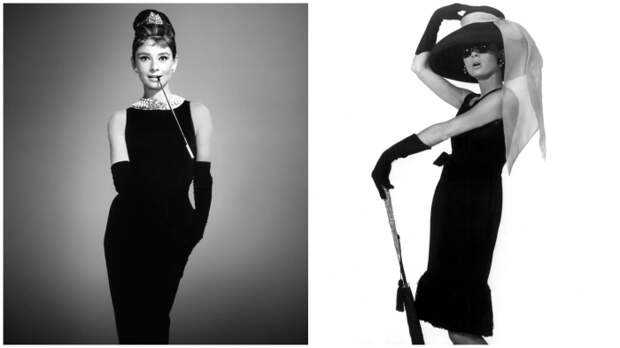 Одри Хепбёрн и маленькое чёрное платье – неделимое целое в истории моды.