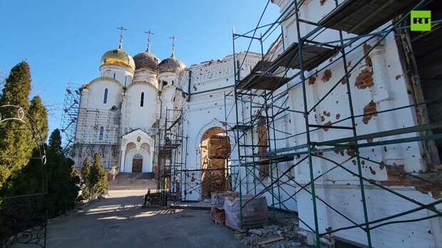 РПЦ доставила гуманитарный груз в Свято-Никольский монастырь