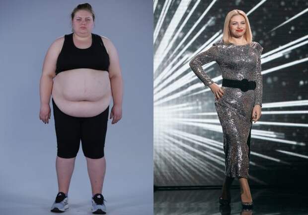 Людмила Чаднова до и после похудения