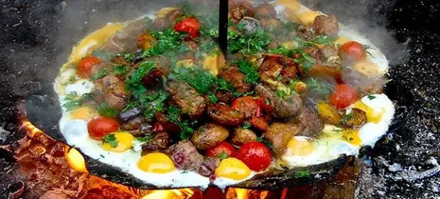 Садж - рецепты из баранины с овощами, курицей, свининой и говядиной