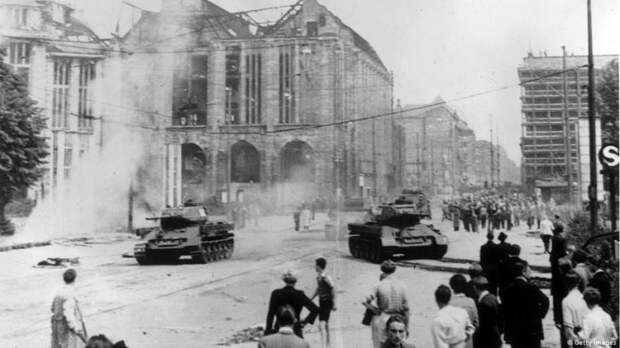 Танки на Аллее Сталина: народное восстание в ГДР