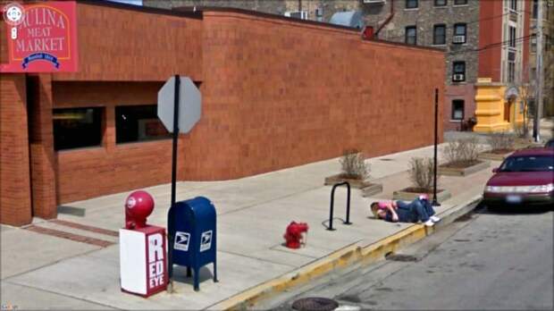 Неординарные снимки из сервиса Google Street View (47 фото) Неординарные снимки из сервиса Google Street View (47 фото)