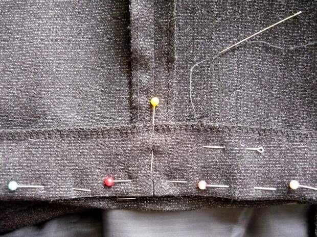 Как правильно подшить брюки вручную