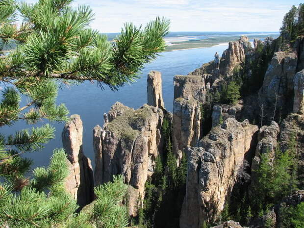 Ленские столбы. Якутия. Россия. Красивое фото