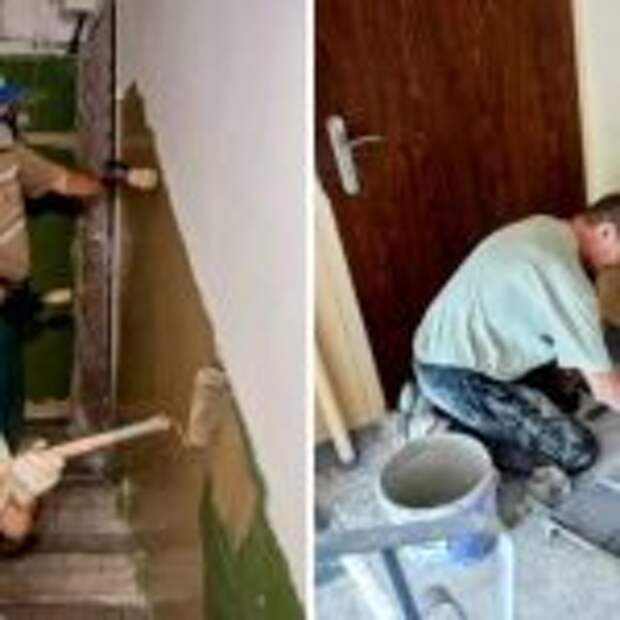 Жильцы дома решили, что хотят жить в красивом подъезде, и преобразили его до неузнаваемости