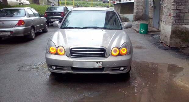 ГИБДД штрафует за желтый свет фар