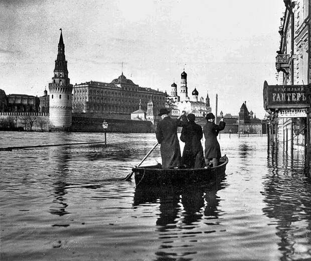 Наводнение в Москве, 11 апреля 1908 год история, люди, мир, фото