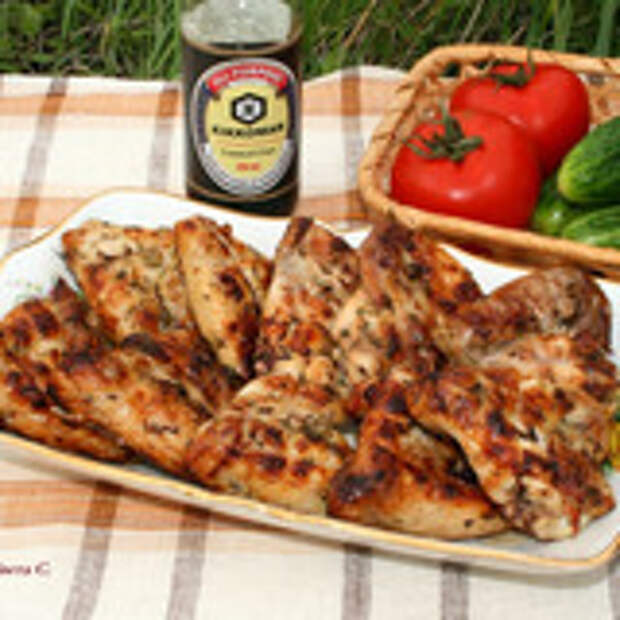 Куриные крылышки гриль