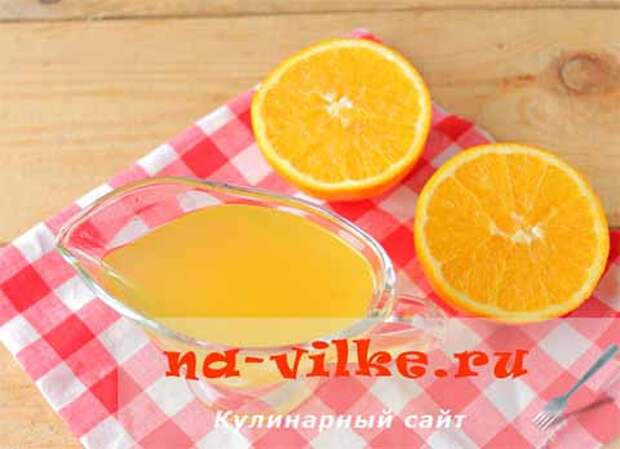 апельсиновая пропитка для торта