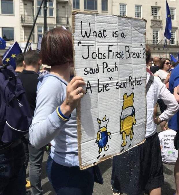 Anti Brexit Signs
