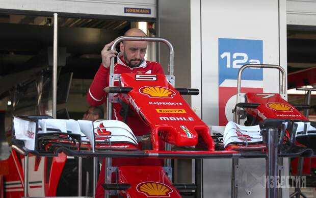 Подготовка к заездам в команде Ferrari