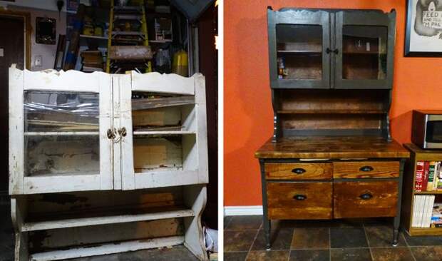 20+ случаев, когда старую мебель преобразили до неузнаваемости за копейки