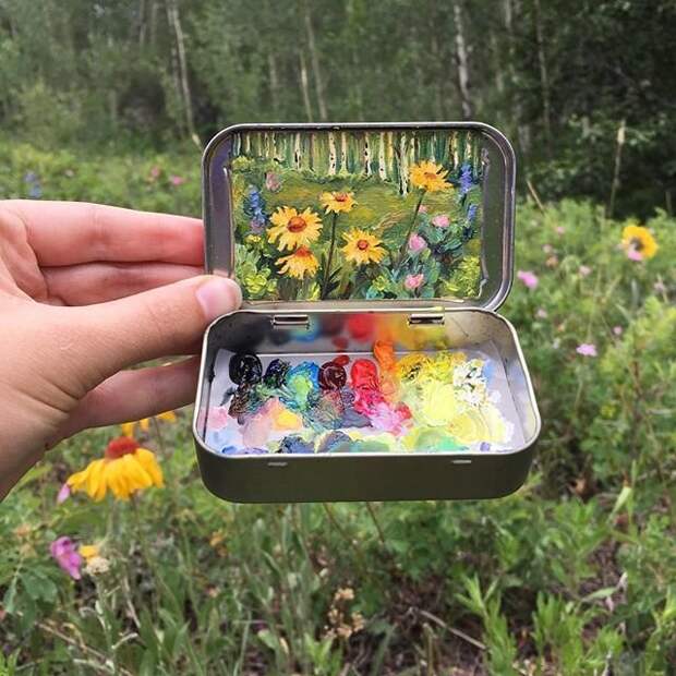 22. колорадо, масляные краски, пейзажи природы, пейзажист, природа, путешествия, рисунок, художница