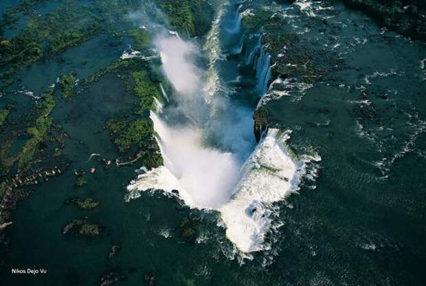 Водопады Игуасу, граница Аргентины и Бразилии