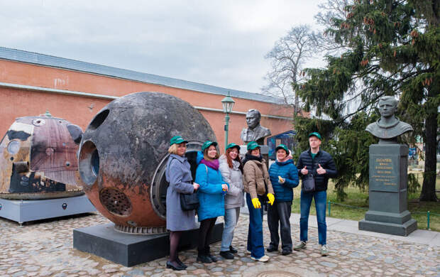 Бюст Гагарина к празднику готов
