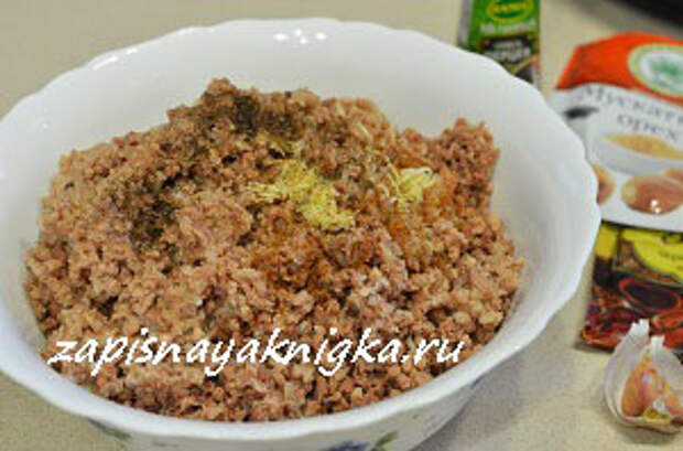 Фарш из вареного мяса