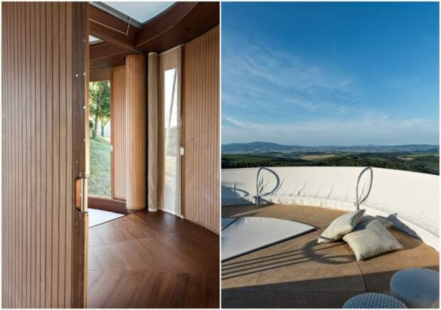 Скользящие по рельсам стены помогут создать закрытое пространство или обеспечат панорамный обзор (концепт Casa Ojala').