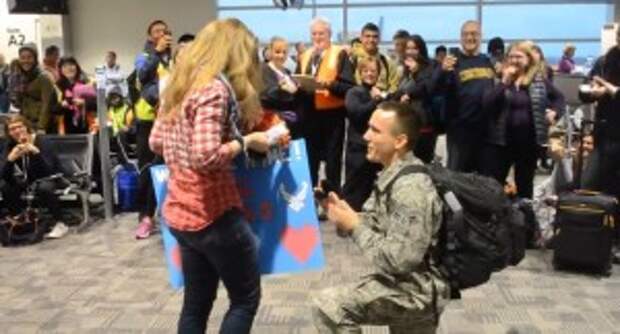 This Serviceman Pulls the Best Reverse Surprise Ever On His Girlfriend