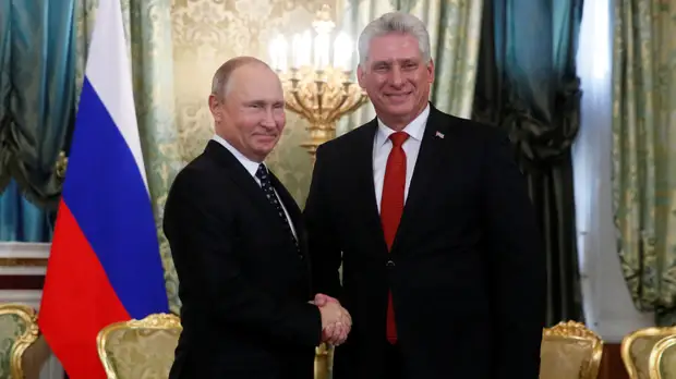 Диас-Канель пригласил Путина совершить визит на Кубу в 2019 году