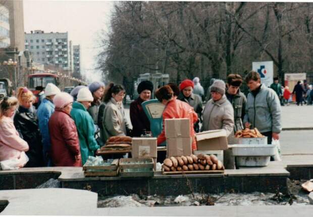 Архивные фотографии немецкого туриста: Россия, март 1992 года