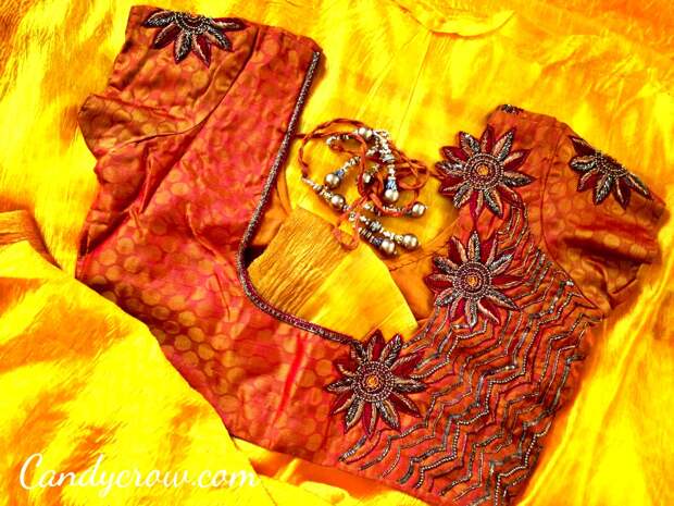 Blouse Design for Kanchipuram Silk Saree