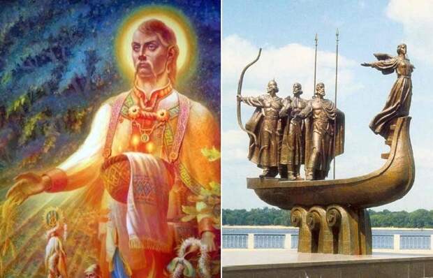 Орий — основатель земледелия / Памятник Кию, Щеку, Хориву и их сестре Лыбидь в Киеве. Орий — основатель земледелия / Памятник Кию, Щеку, Хориву и их сестре Лыбидь в Киеве.