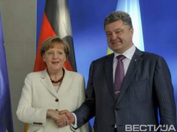 Началась встреча Порошенко и Меркель Началась встреча Порошенко и Меркель