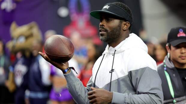 Michael Vick at the Pro Bowl.