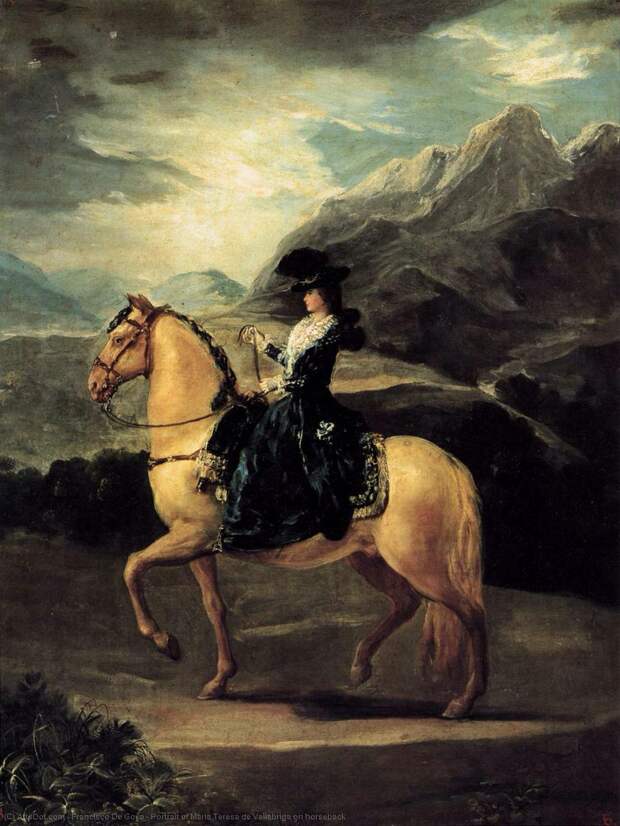 Мария Тереза Валабриджа, 1783. Холст, масло. Галерея Уфицы. Флоренция, Италия (551x700, 86Kb)