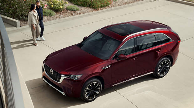 В России можно купить Mazda CX-90 2025. Флагманский кроссовер Mazda с 3,3-литровым мотором оказался дороже Li Auto L9