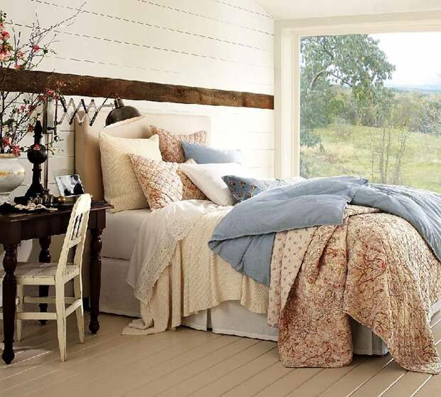 красивые спальни: дизайн и текстиль