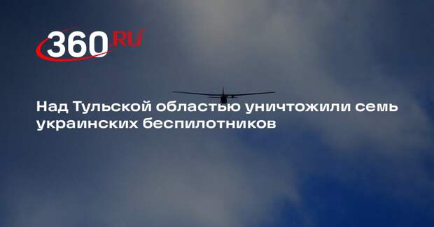 Над Тульской областью уничтожили семь украинских беспилотников