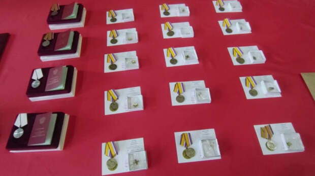 Добровольцам отряда БАРС-32 группировки войск «Днепр» вручили государственные награды