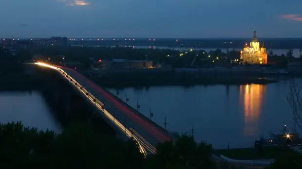 В Нижнем Новгороде подсветку мостов и набережной отключат в «Час Земли»