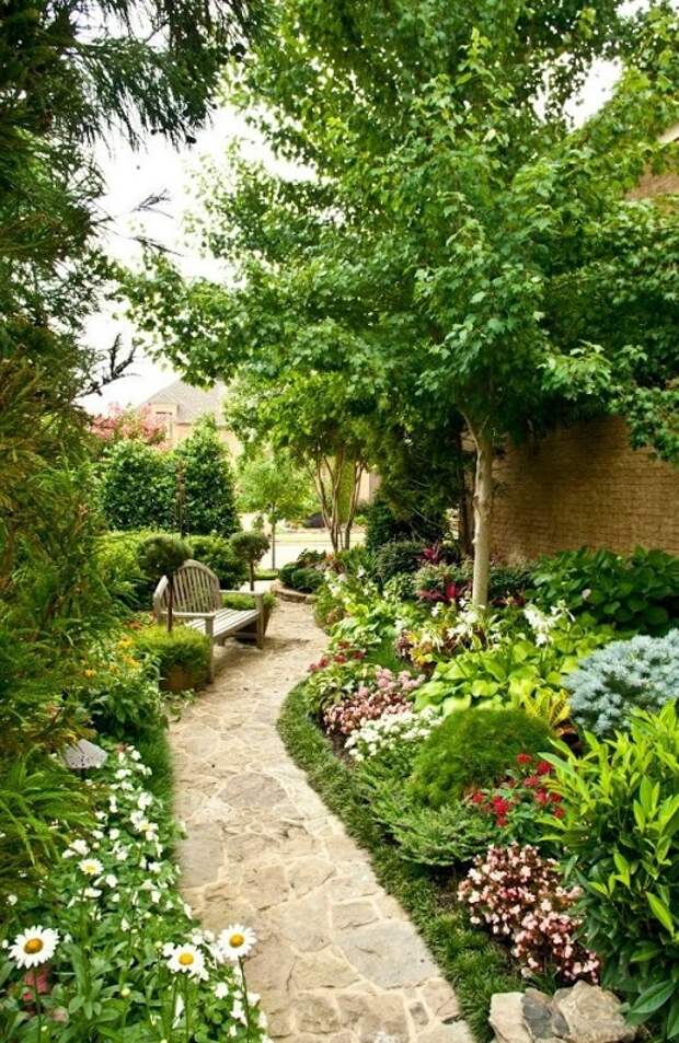 Идеи дизайна садовых двориков