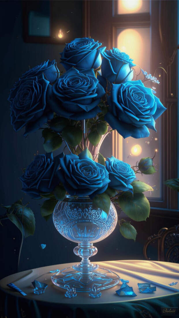 Букет голубых роз в хрустальной вазе_Kandinsky 3.1.jpg Букет голубых роз в хрустальной вазе_Kandinsky 3.1.jpg