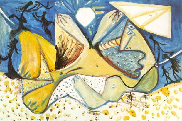 Пабло Пикассо. Лежащая обнаженная. 1971 год