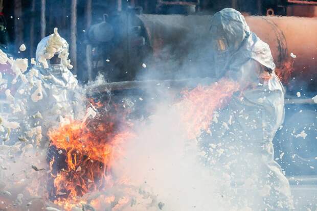 В Туапсе вспыхнул пожар на НПЗ