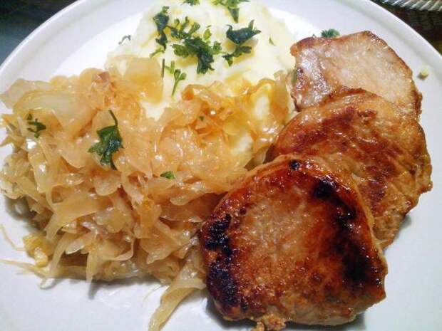 Мясо по-кассельски